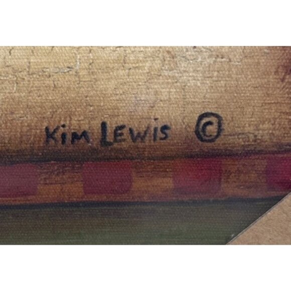 Snowman Trio Light-Up Wall Art 19.5 x 16" Kim Lewis NEW Sealed - Picture 4 of 8